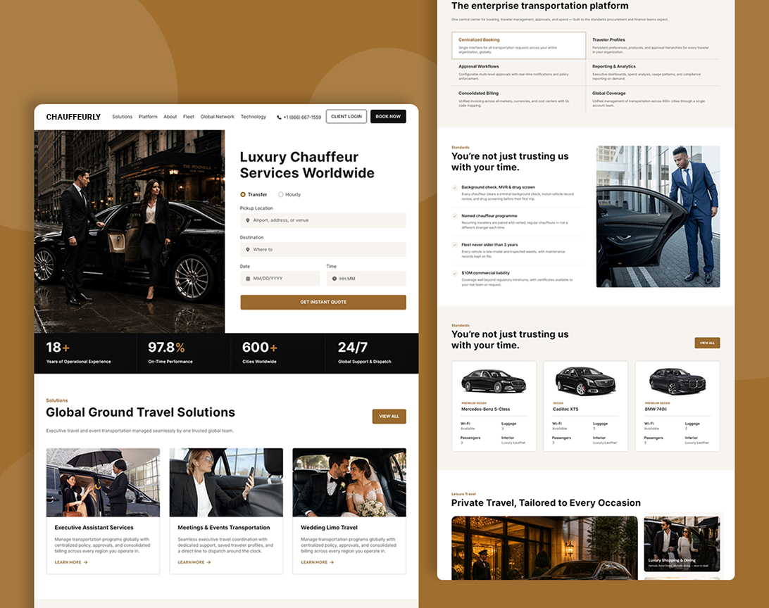 Ground Transportation Website
