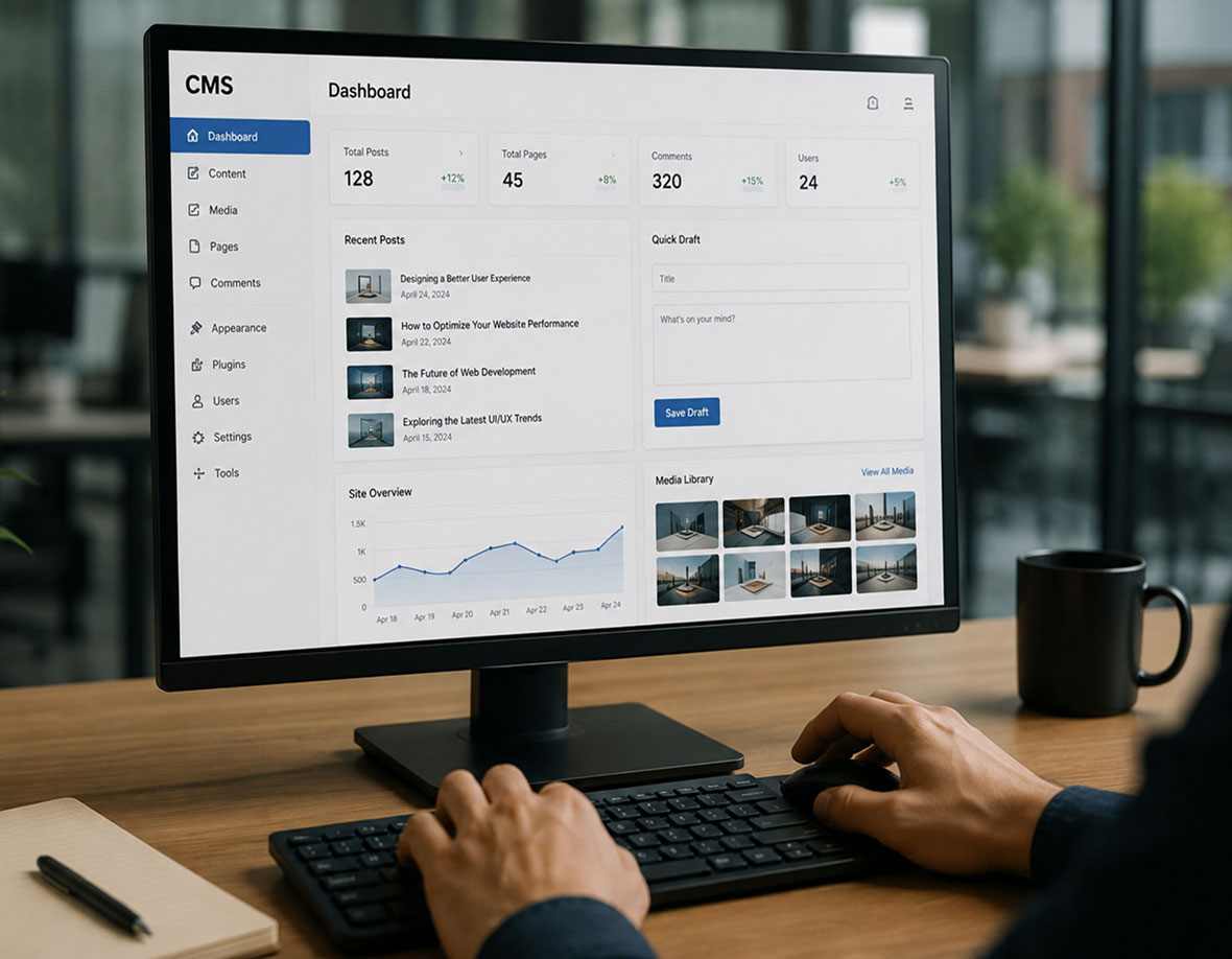 Core CMS Development Services Screenshot Showcase