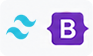 Tailwind CSS / Bootstrap